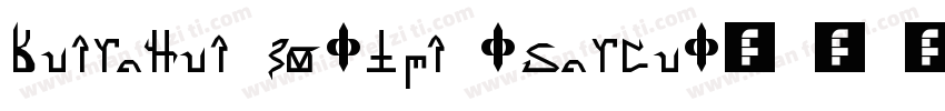 batughat Script Regular字体转换